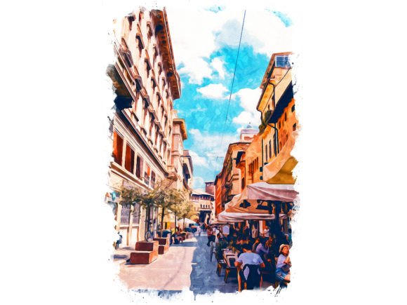 Bologna Italy Unique Watercolor: A Designer’s Review for Branding & Commercial Use