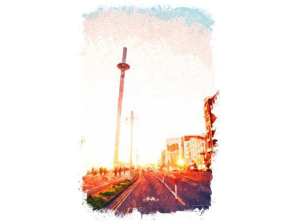Brighton UK Unique Watercolor: A Visual Designer’s Take for Real Content Publishing