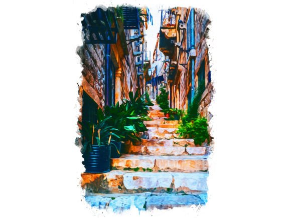 Dubrovnik Croatia Unique Watercolor: A Designer’s Take on Its Visual Impact for Brand & Print Projects