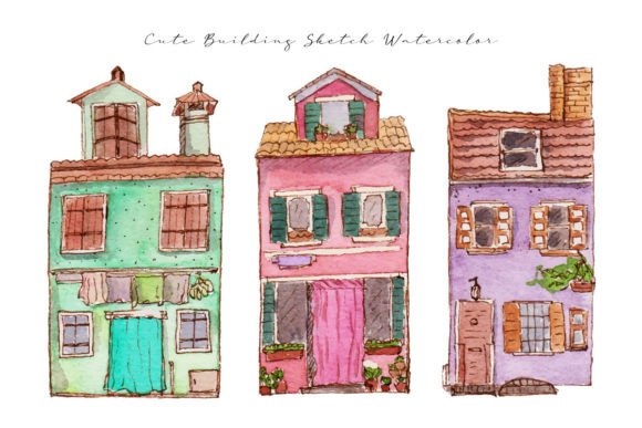 Evaluating Aesthetic Building Sketch Watercolor for Real Embroidery Projects