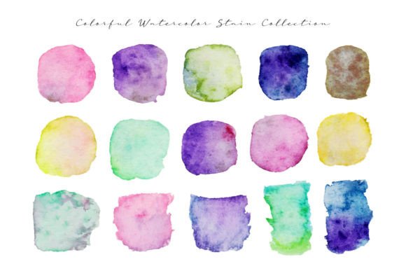 Evaluating Trendy Color Abstract Watercolor Stain for Real Business Branding