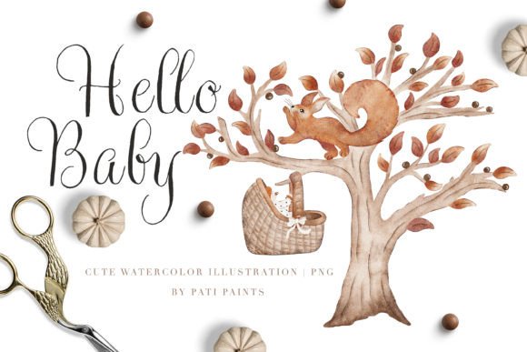 Hello Baby Watercolor Cute Illustration: A Designer’s Real-World Review