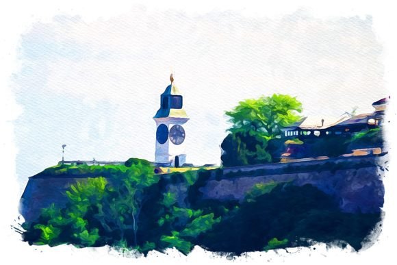 Novi Sad Serbia Exquisite Watercolor Embroidery Review