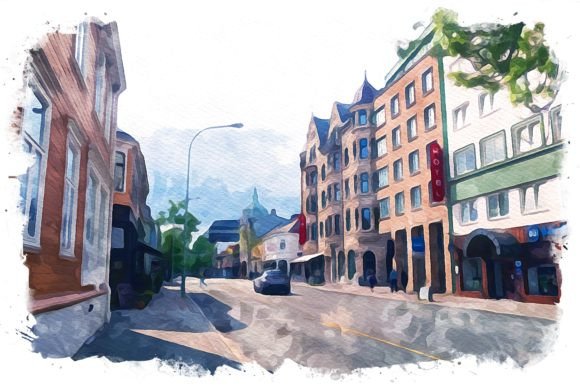 Trondheim Norway Exquisite Watercolor – A Designer’s Review for Real Client Projects