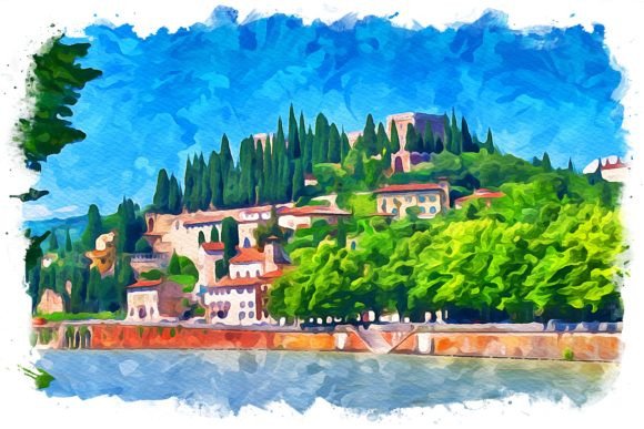 Verona Italy Exquisite Watercolor – A Designer’s Review of Its Branding Potential